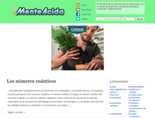 Tablet Screenshot of menteacida.com